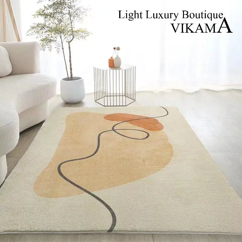 Nordic Geometrischer Teppich – Minimalistisch & Modern