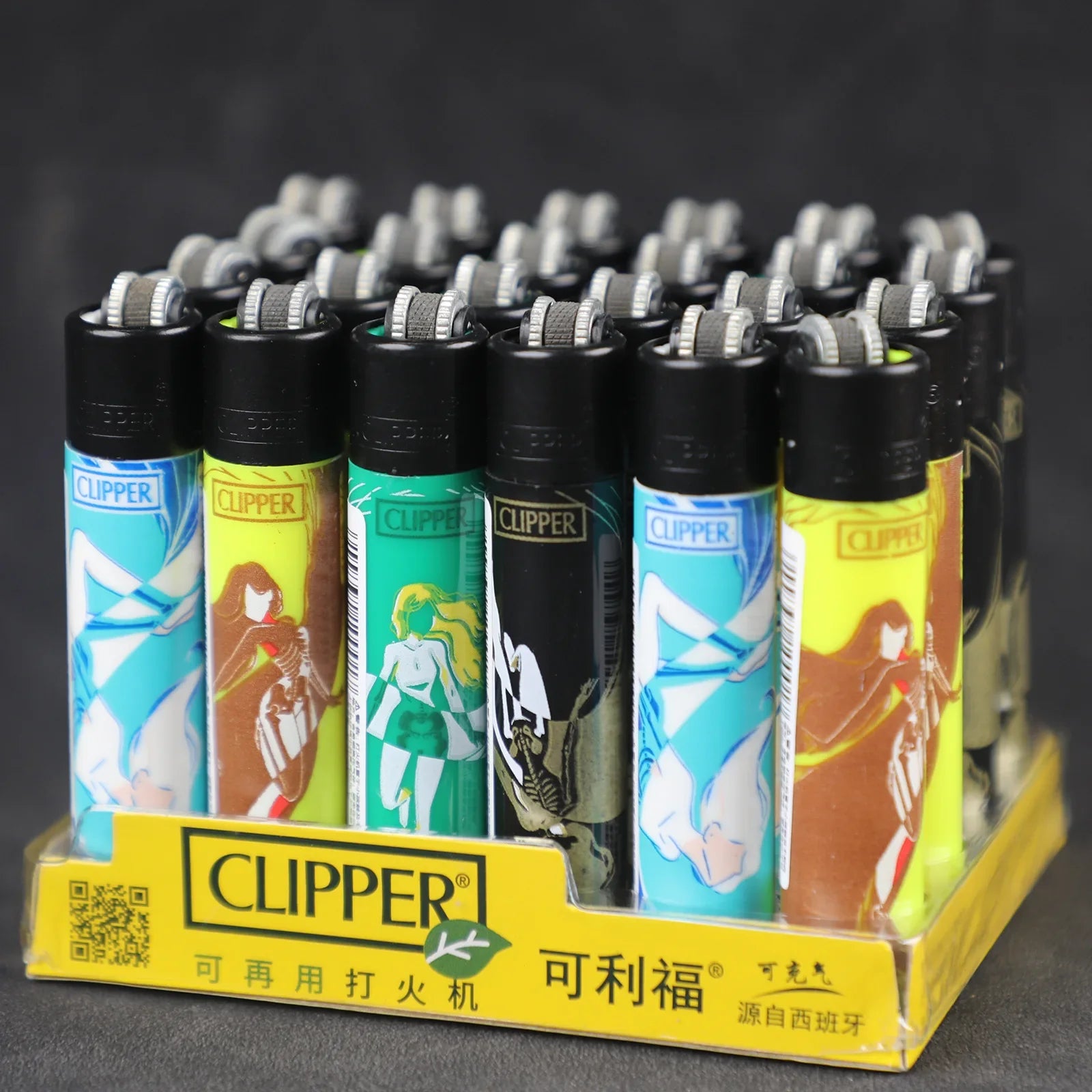 Clipper Feuerzeug – Nachfüllbar mit Schleifrad & Designmotiv