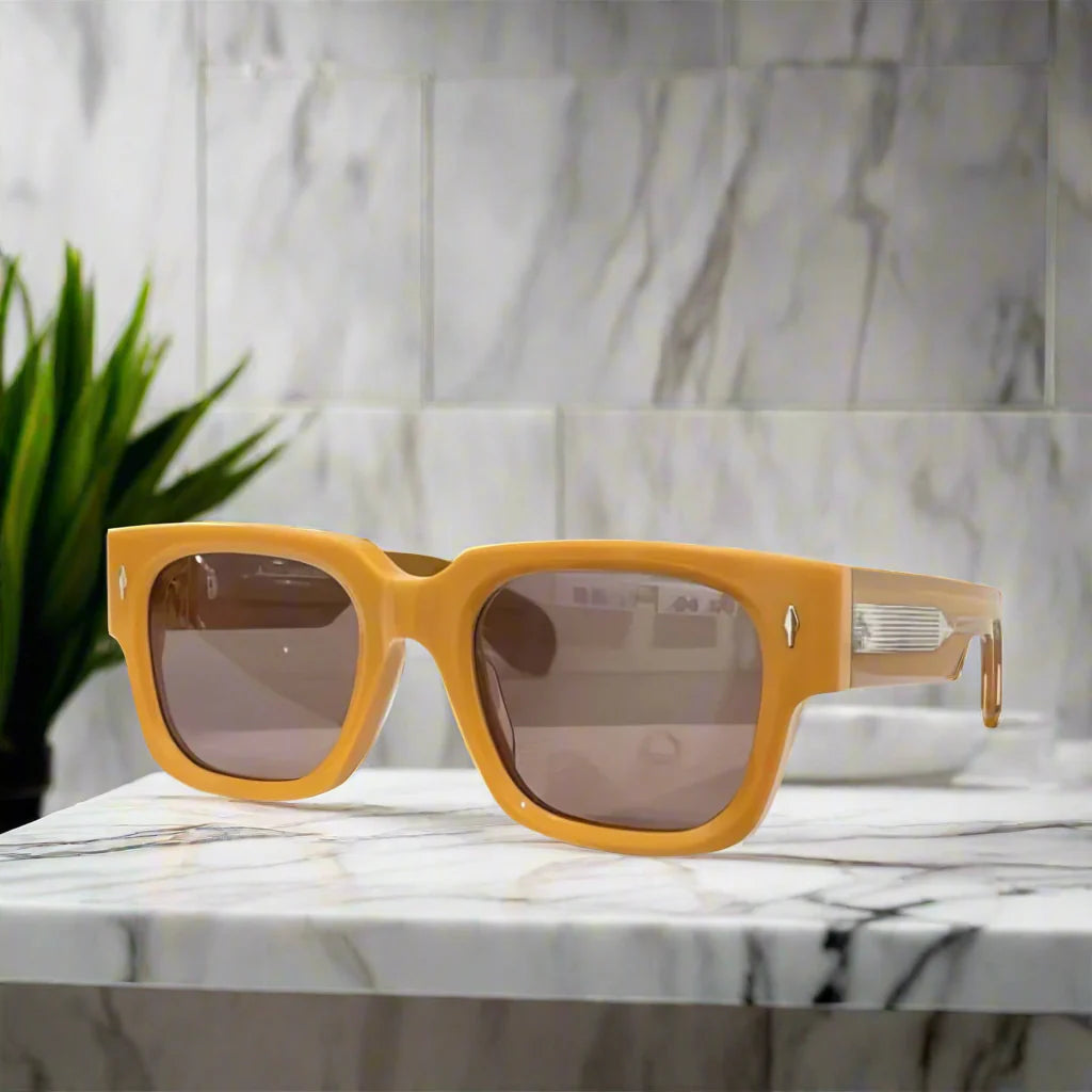 Jacques Marie Mage ENZO retro bold sunglasses new solid colorways