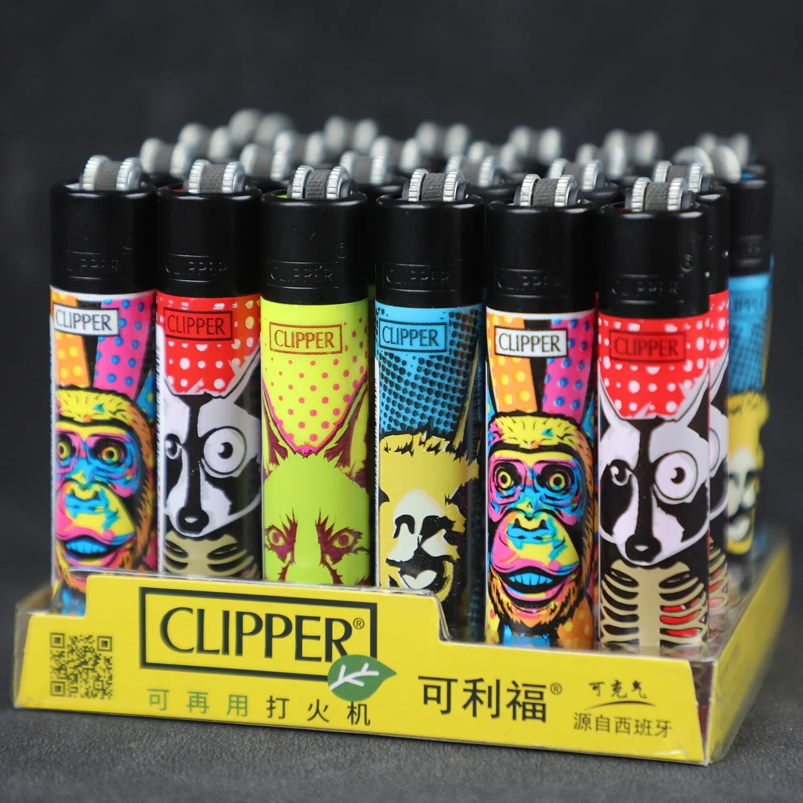 Clipper Feuerzeug – Nachfüllbar mit Schleifrad & Designmotiv