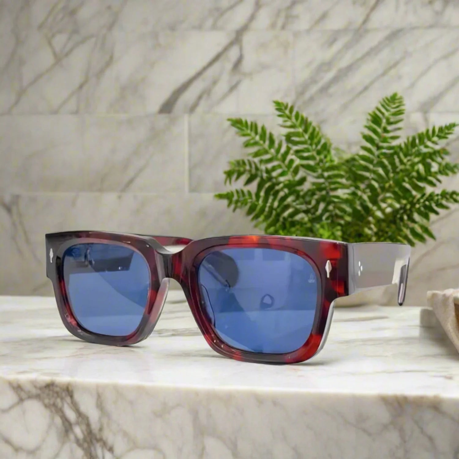 Jacques Marie Mage ENZO retro bold sunglasses new solid colorways