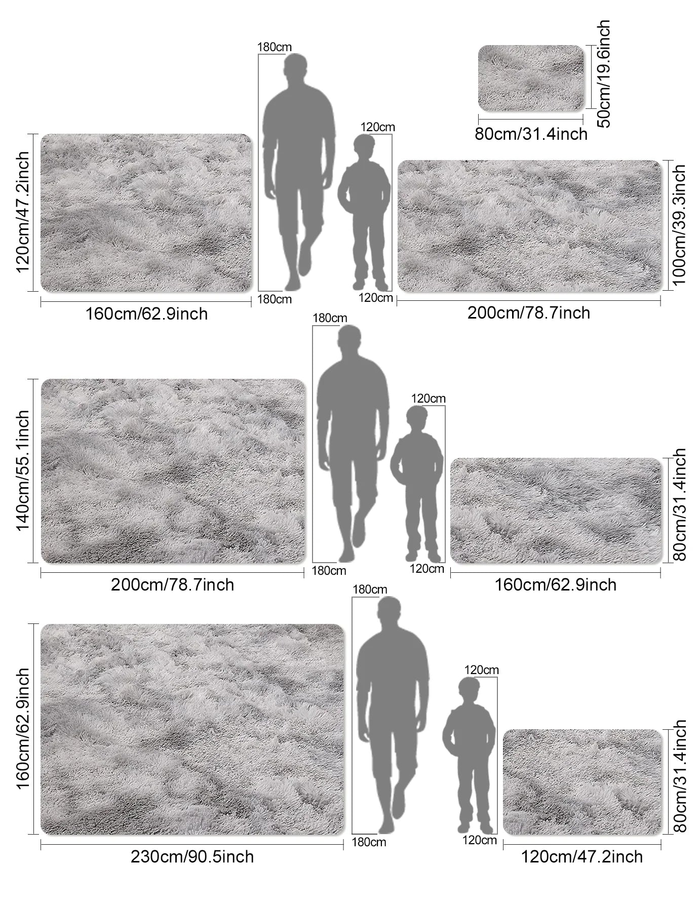 Nordischer Abstrakt-Teppich – Moderner Wohnbereich