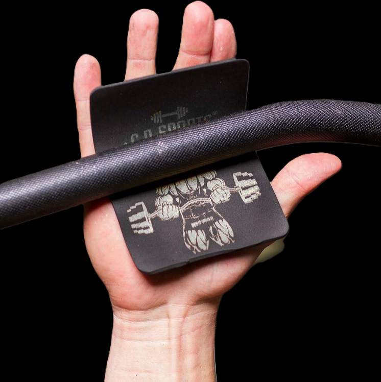 Griffpads Schwarz "bodybuilder Silber" - C.P. Sports - F18-6