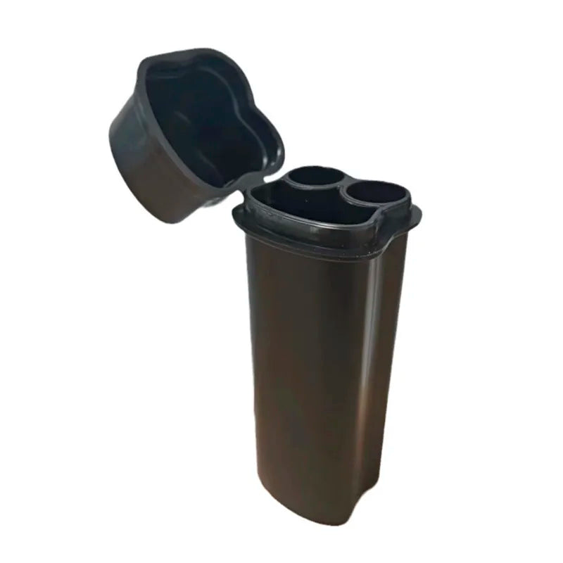 Flip-Top Zigarettenetui mit Feuerzeug - und Joint Fach