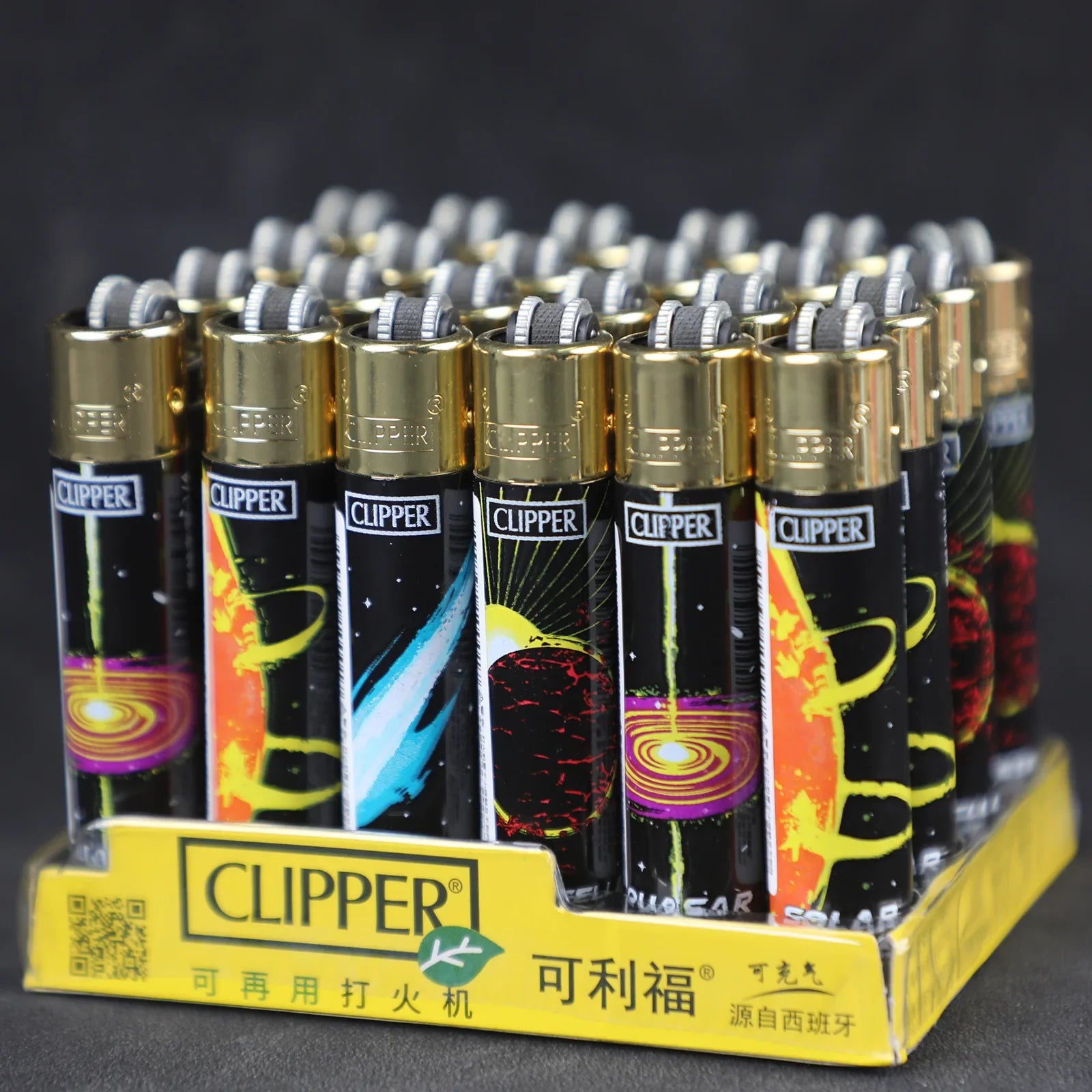 Clipper Feuerzeug – Nachfüllbar mit Schleifrad & Designmotiv