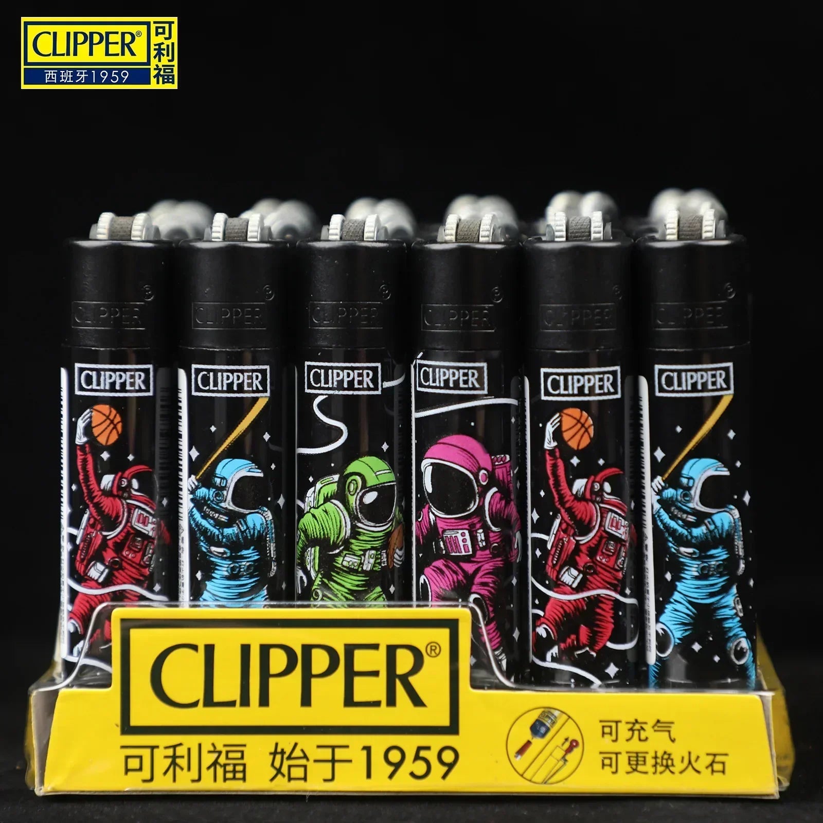 Clipper Feuerzeug – Nachfüllbar mit Schleifrad & Designmotiv