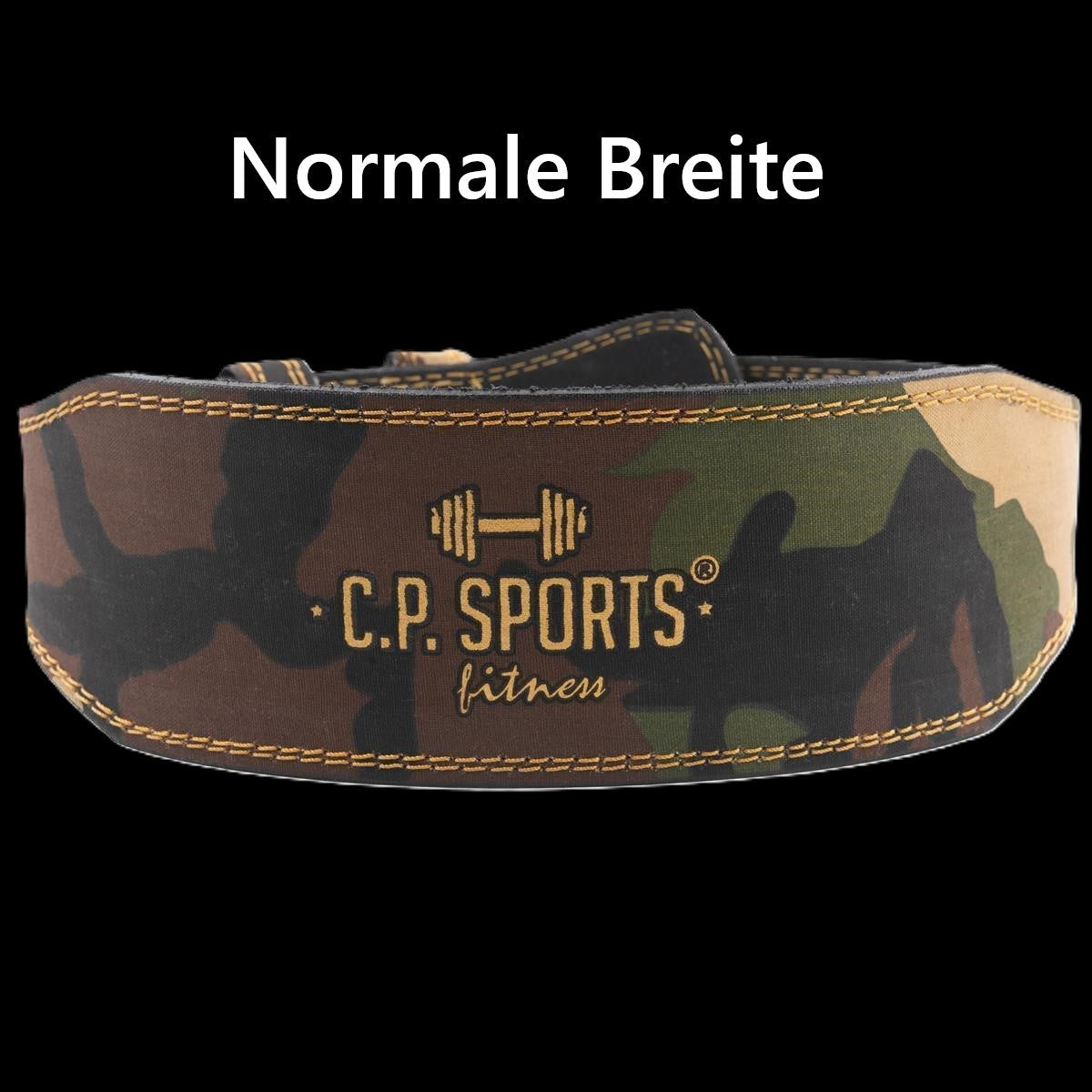 Gewichthebergürtel - Camouflage Grün - C.P. Sports - T4-9+11