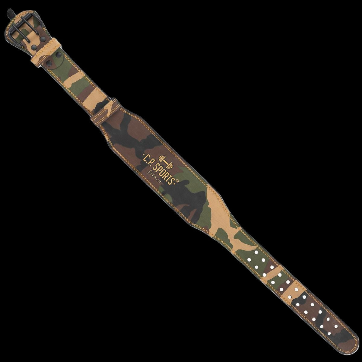 Gewichthebergürtel - Camouflage Grün - C.P. Sports - T4-9+11