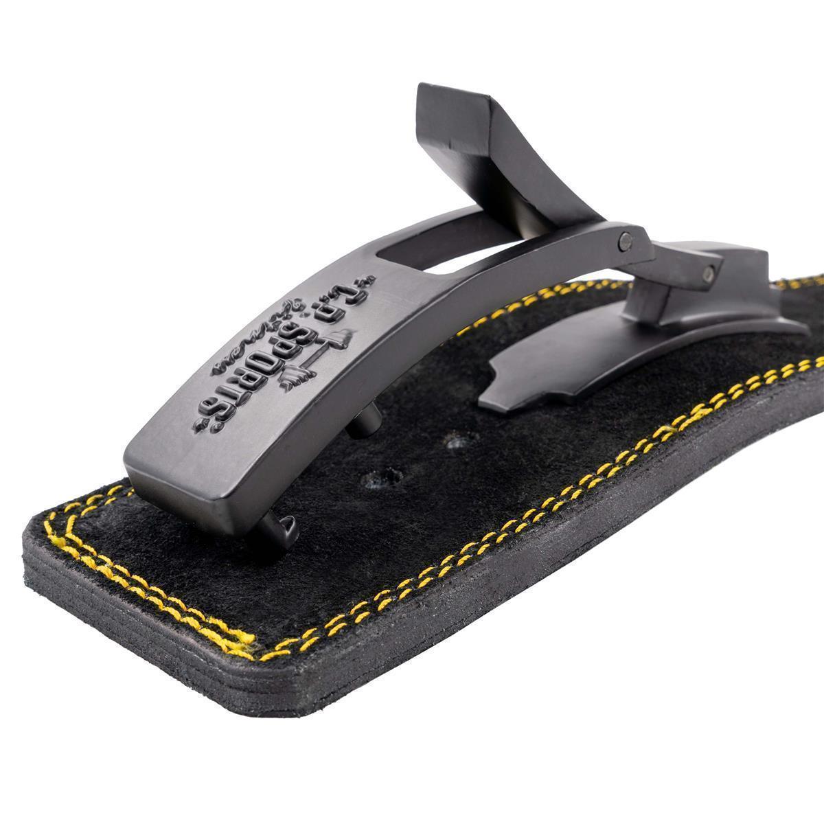 Powerschnalle aus Metall für Gewichthebegürtel mit C.P. SPORTS 3D-Logo - T9/Buckle