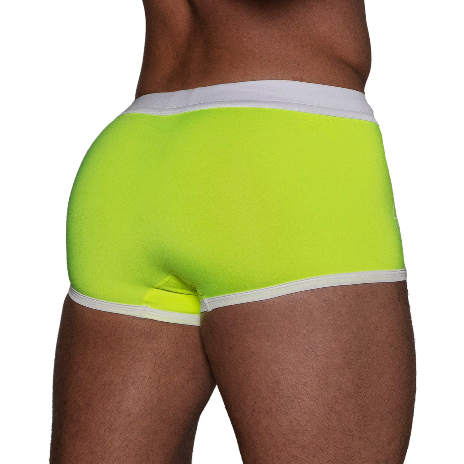 Neon Swim Trunks Yellow