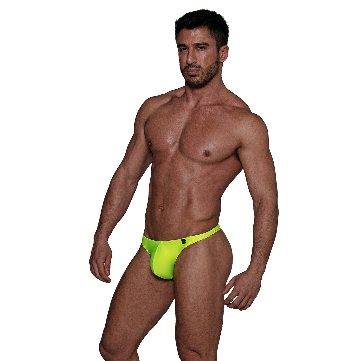 Neon Swim Thongs Yellow