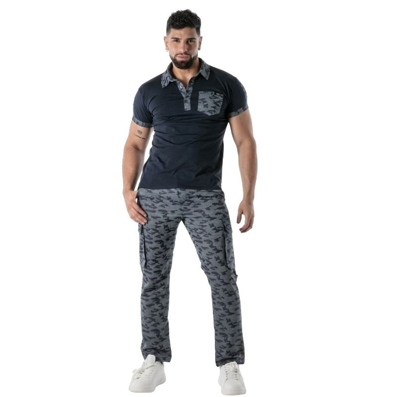 Camo Cargo Pants, Hose mit seitlichen Taschen