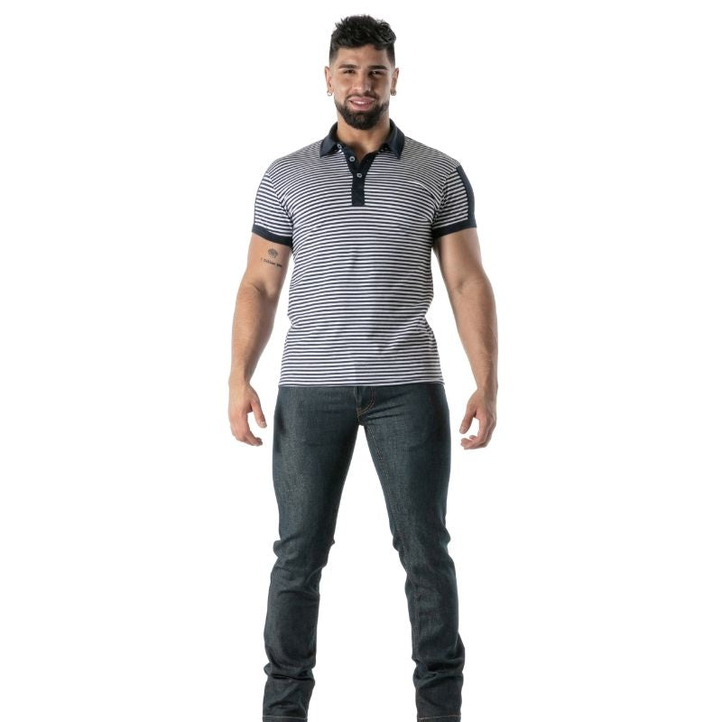 Sailor Stripe Polo, Poloshirt, Polohemd