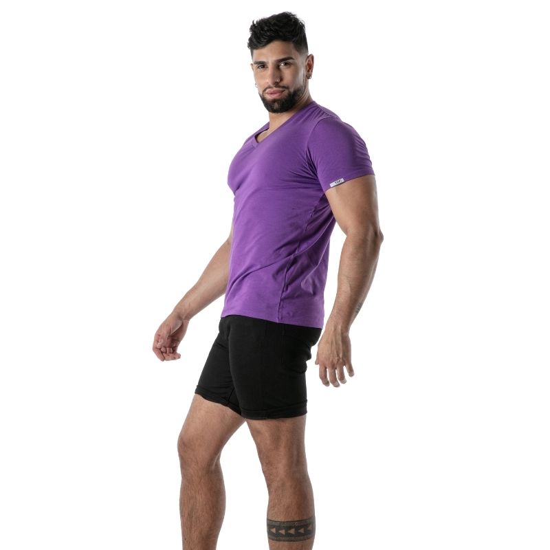 Colorful V-Neck T-Shirt