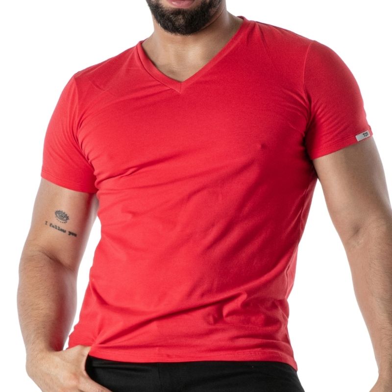 Colorful V-Neck T-Shirt