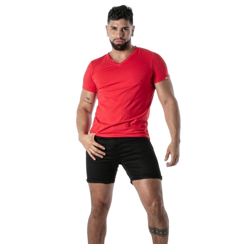 Colorful V-Neck T-Shirt