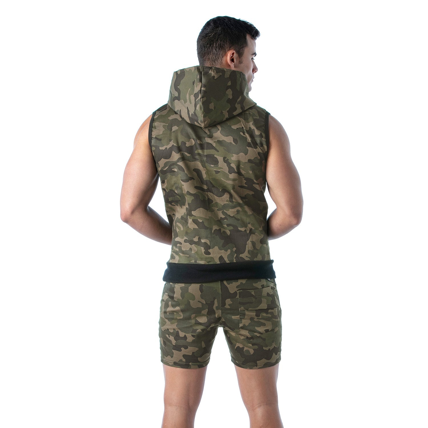 Ärmelloser Hoodie im Army‑Stil - TOF Paris - Shop Deutschland Noodosz