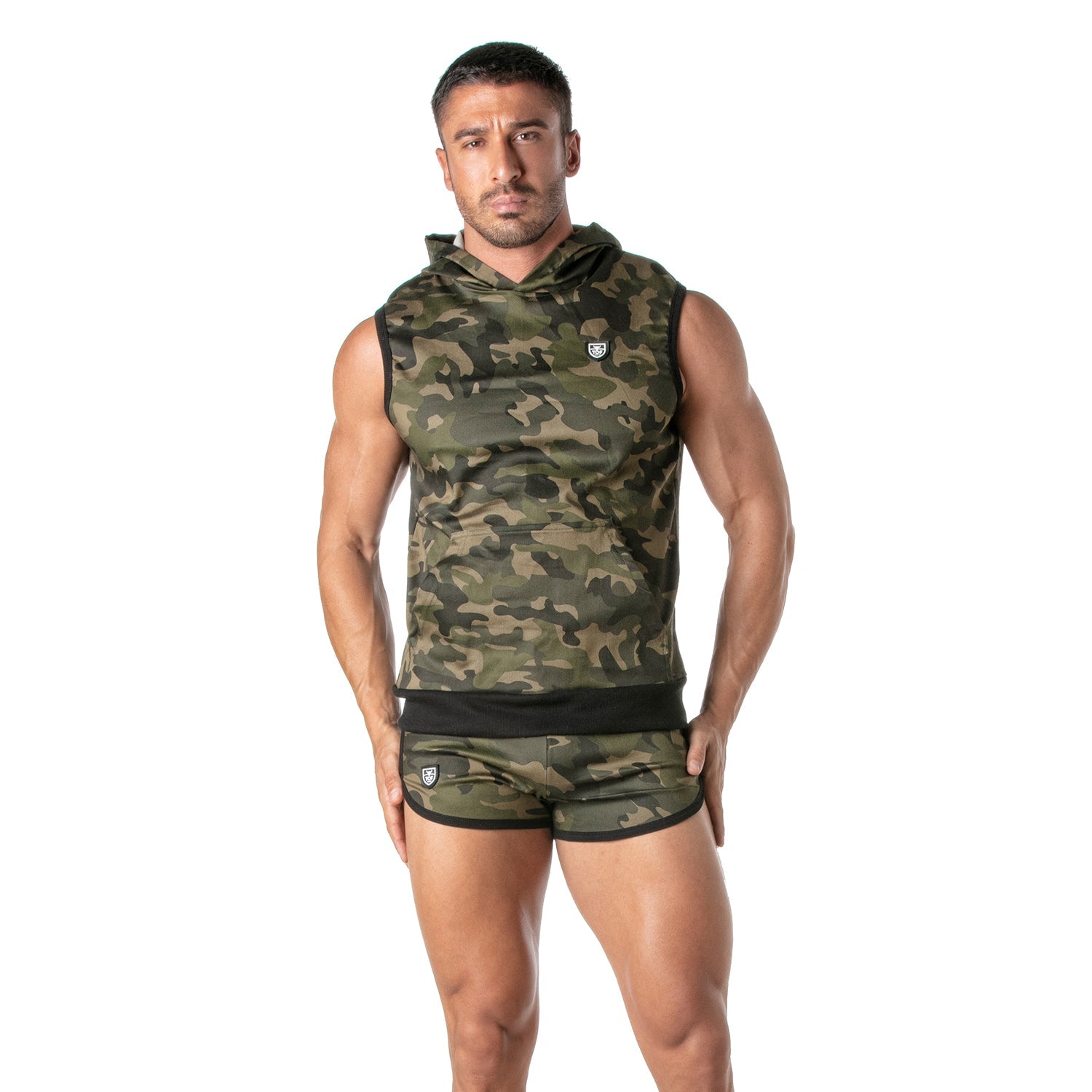 Ärmelloser Hoodie im Army‑Stil - TOF Paris - Shop Deutschland Noodosz