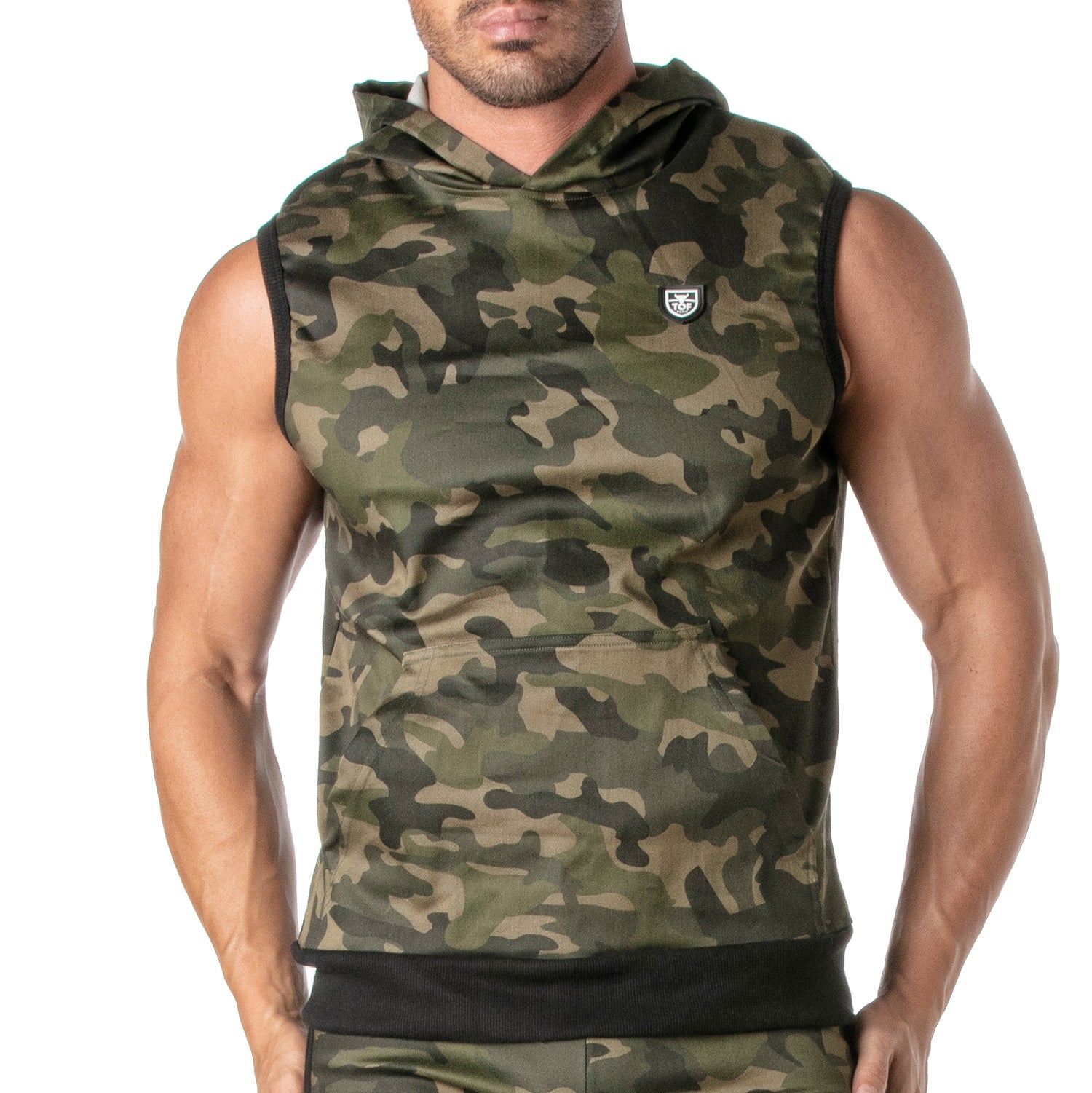 Ärmelloser Hoodie im Army‑Stil - TOF Paris - Shop Deutschland Noodosz