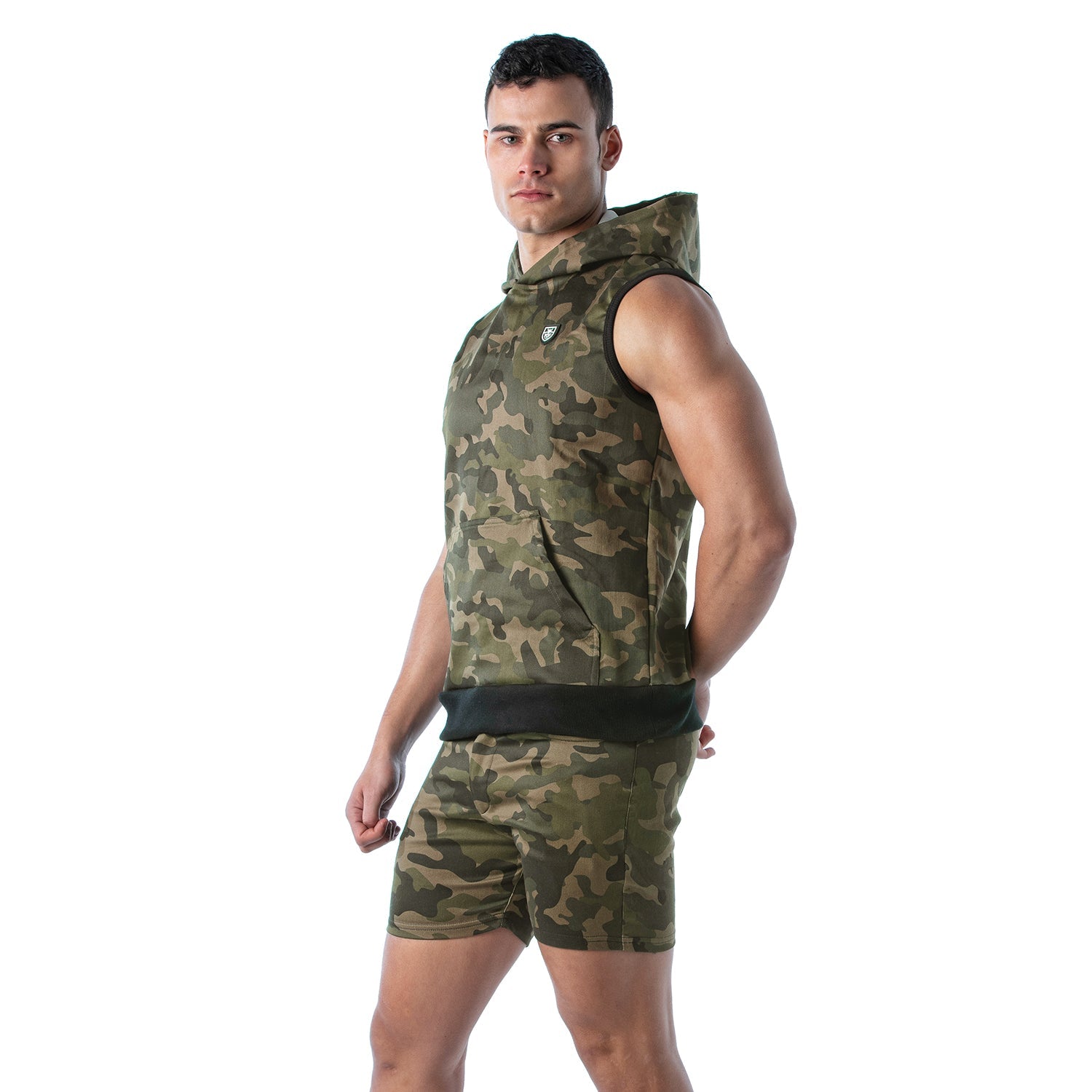 Ärmelloser Hoodie im Army‑Stil - TOF Paris - Shop Deutschland Noodosz