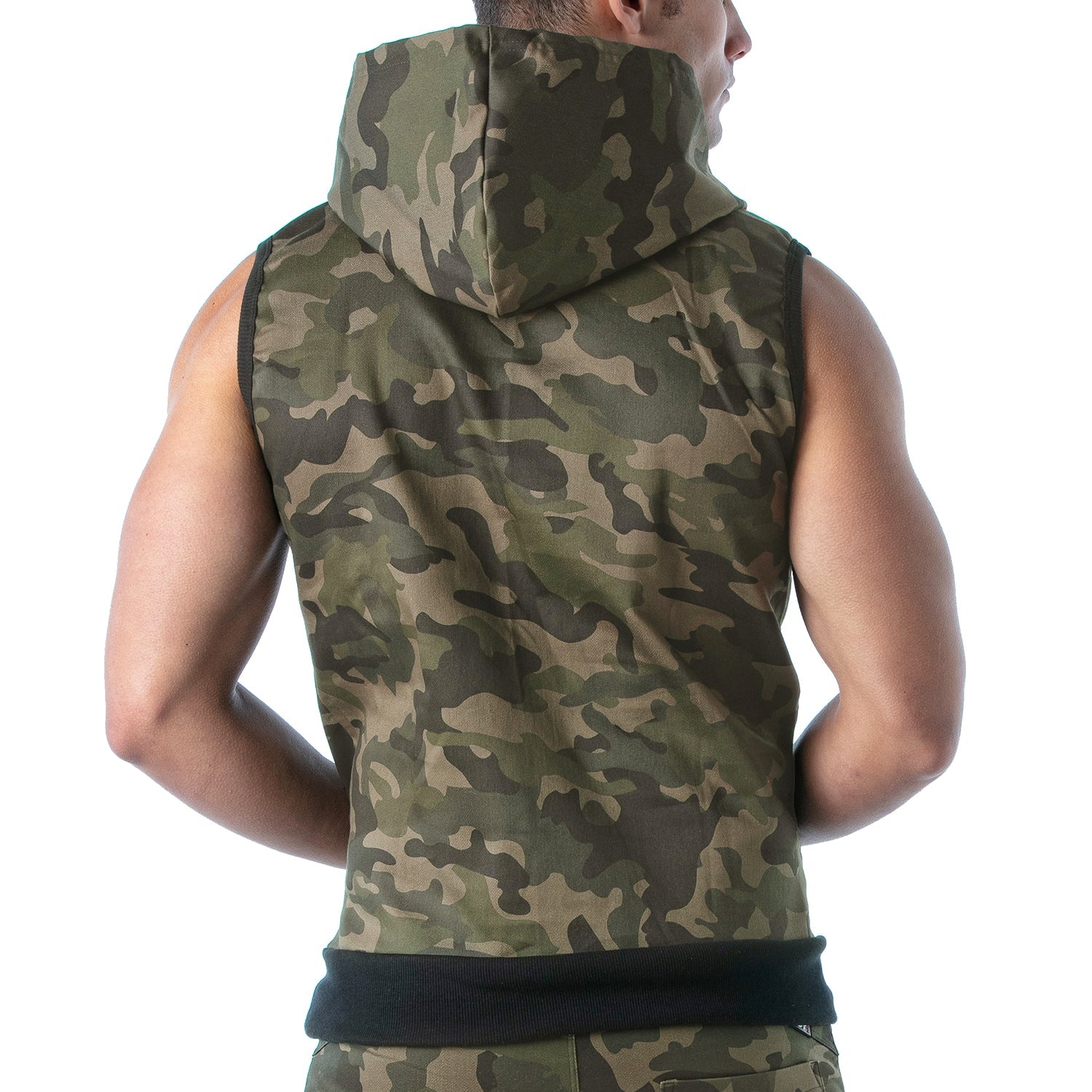 Ärmelloser Hoodie im Army‑Stil - TOF Paris - Shop Deutschland Noodosz