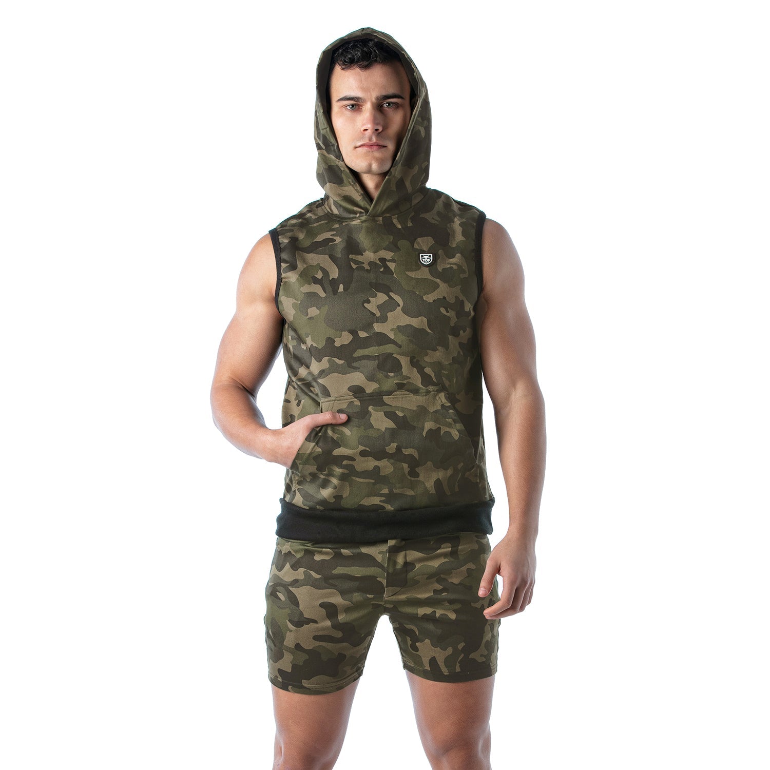 Ärmelloser Hoodie im Army‑Stil - TOF Paris - Shop Deutschland Noodosz