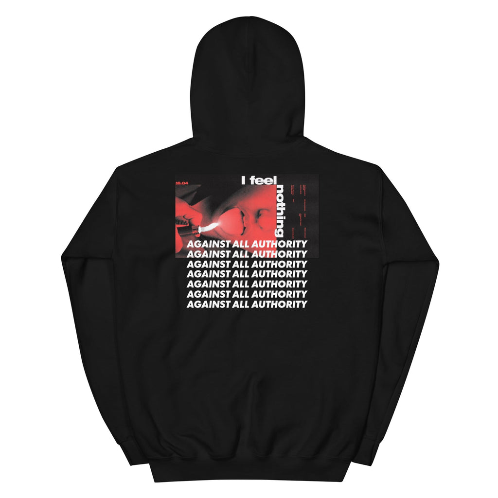 Against all authority hoodie