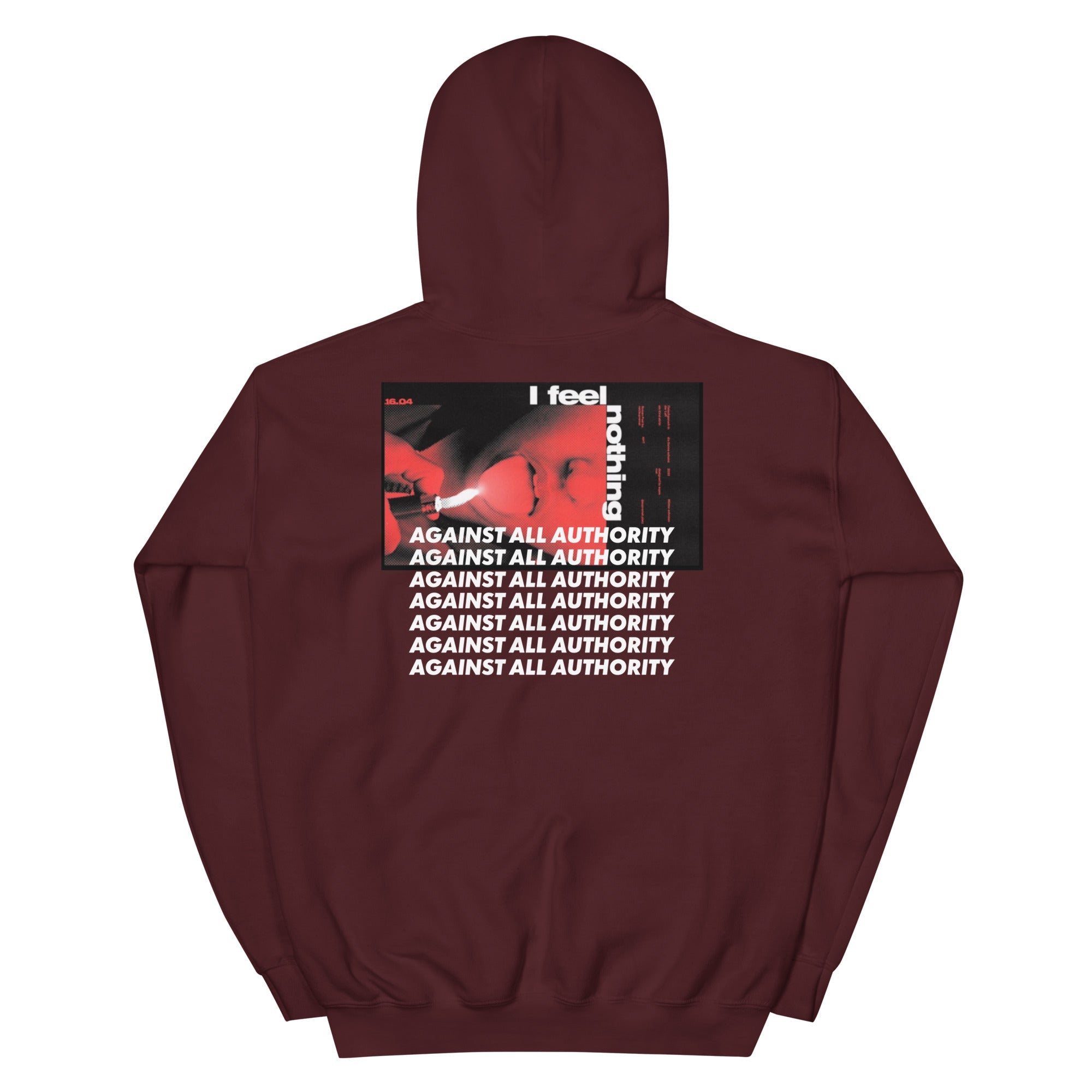 Against all authority Kapuzenpullover - NiZED - Shop Deutschland Noodosz
