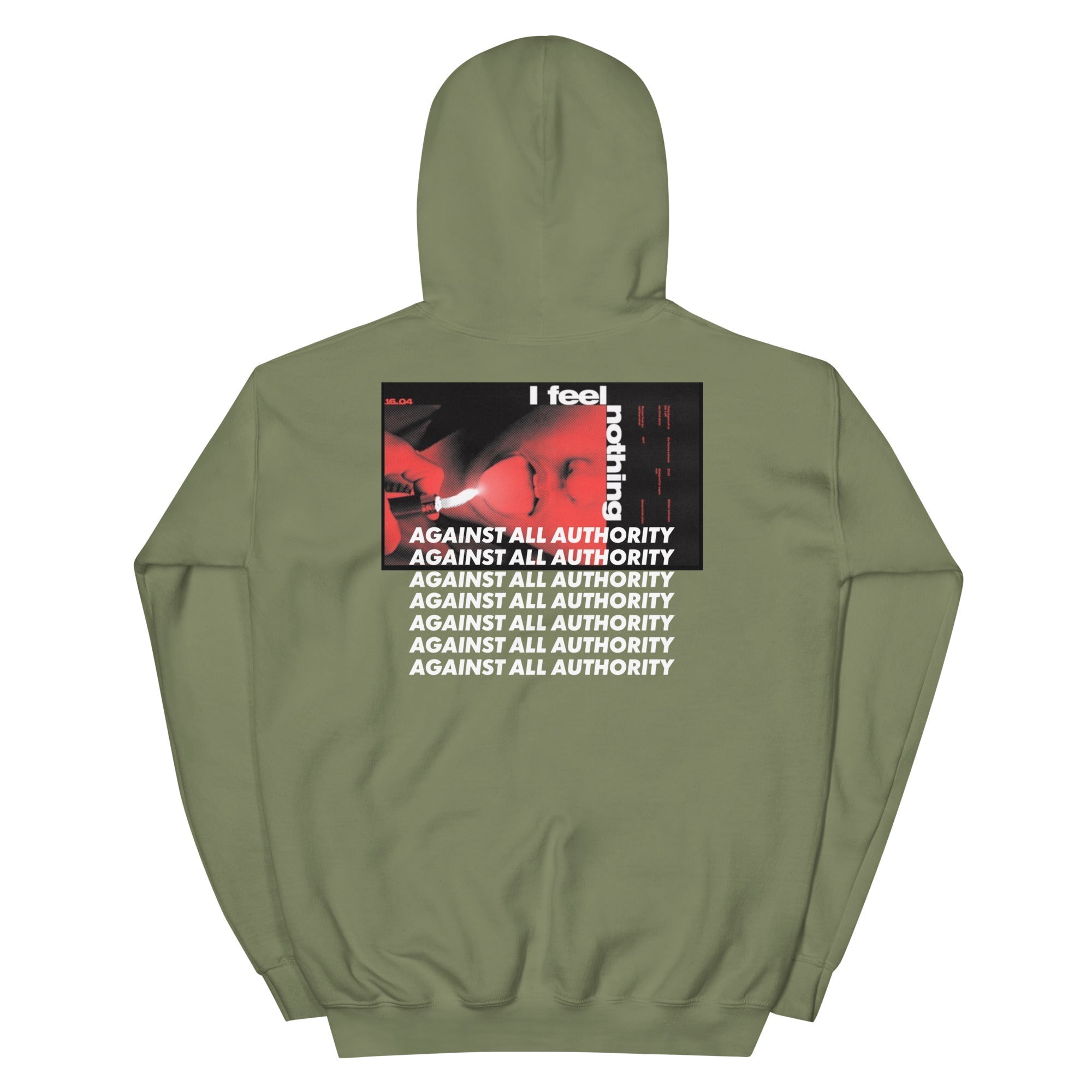 Against all authority Kapuzenpullover - NiZED - Shop Deutschland Noodosz