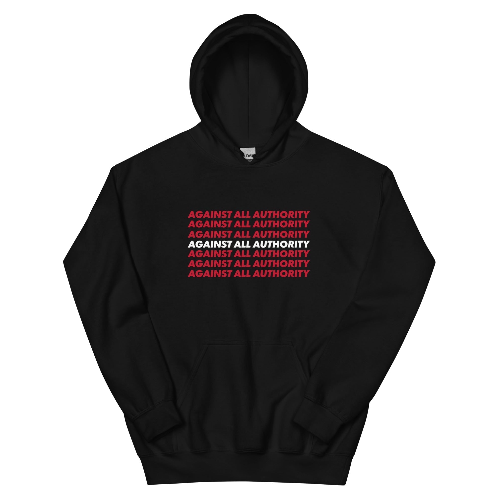 Against all authority Kapuzenpullover - NiZED - Shop Deutschland Noodosz