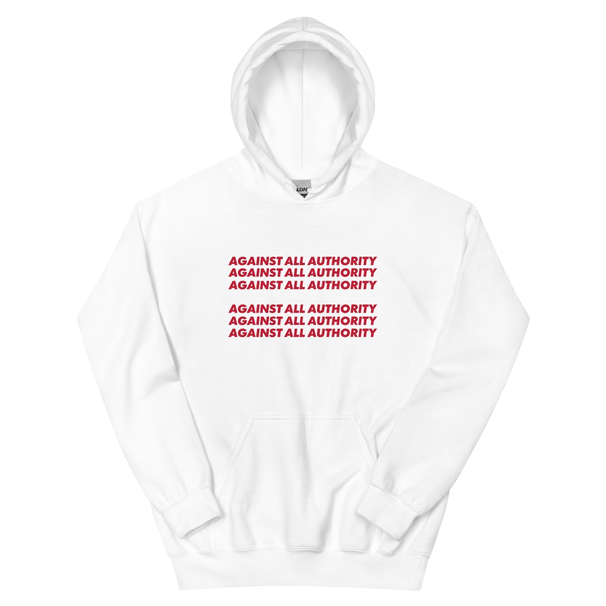 Against all authority Kapuzenpullover - NiZED - Shop Deutschland Noodosz