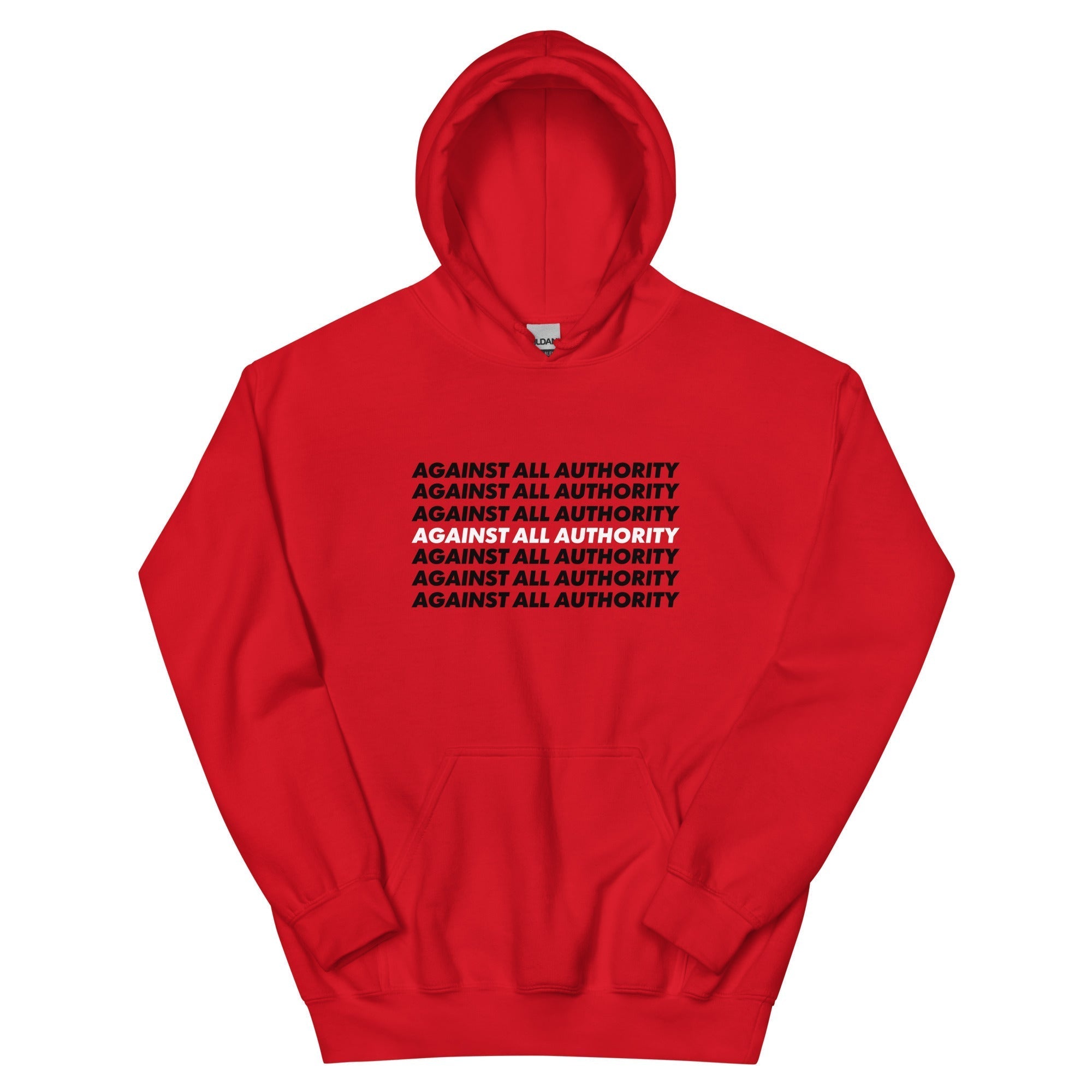 Against all authority Kapuzenpullover - NiZED - Shop Deutschland Noodosz
