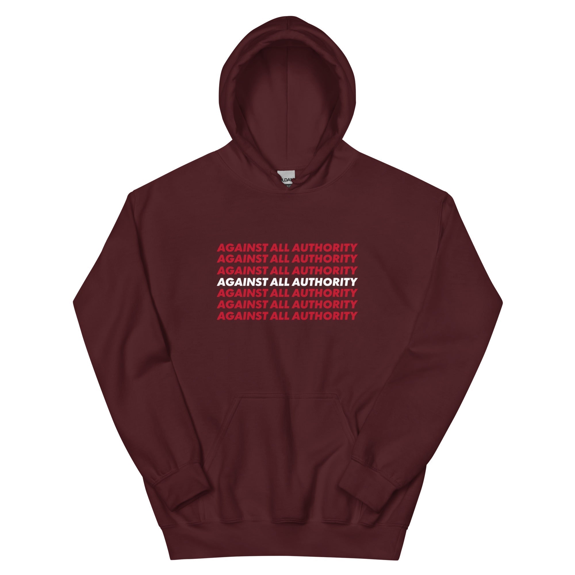 Against all authority Kapuzenpullover - NiZED - Shop Deutschland Noodosz