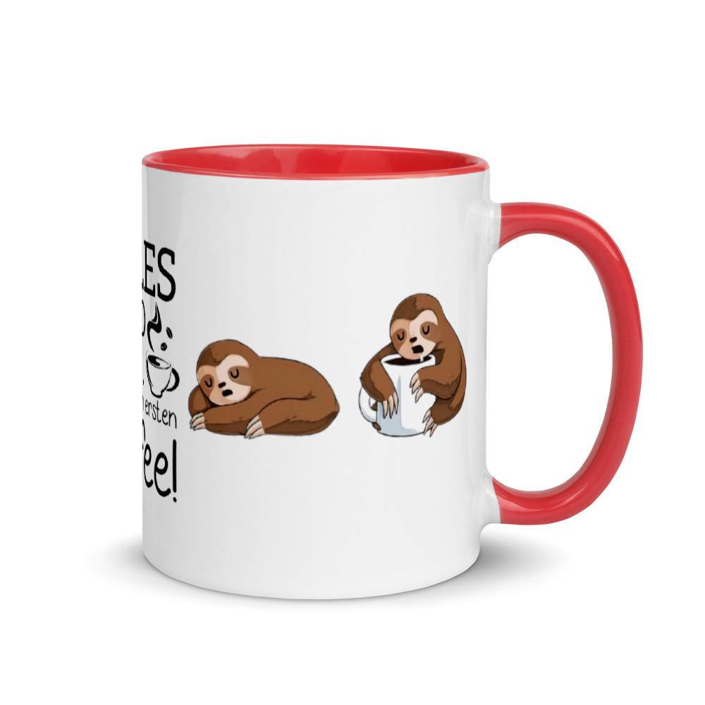 Alles wird gut nach dem ersten Kaffee - Tasse mit farbiger Innenseite - NiZED - Shop Deutschland Noodosz