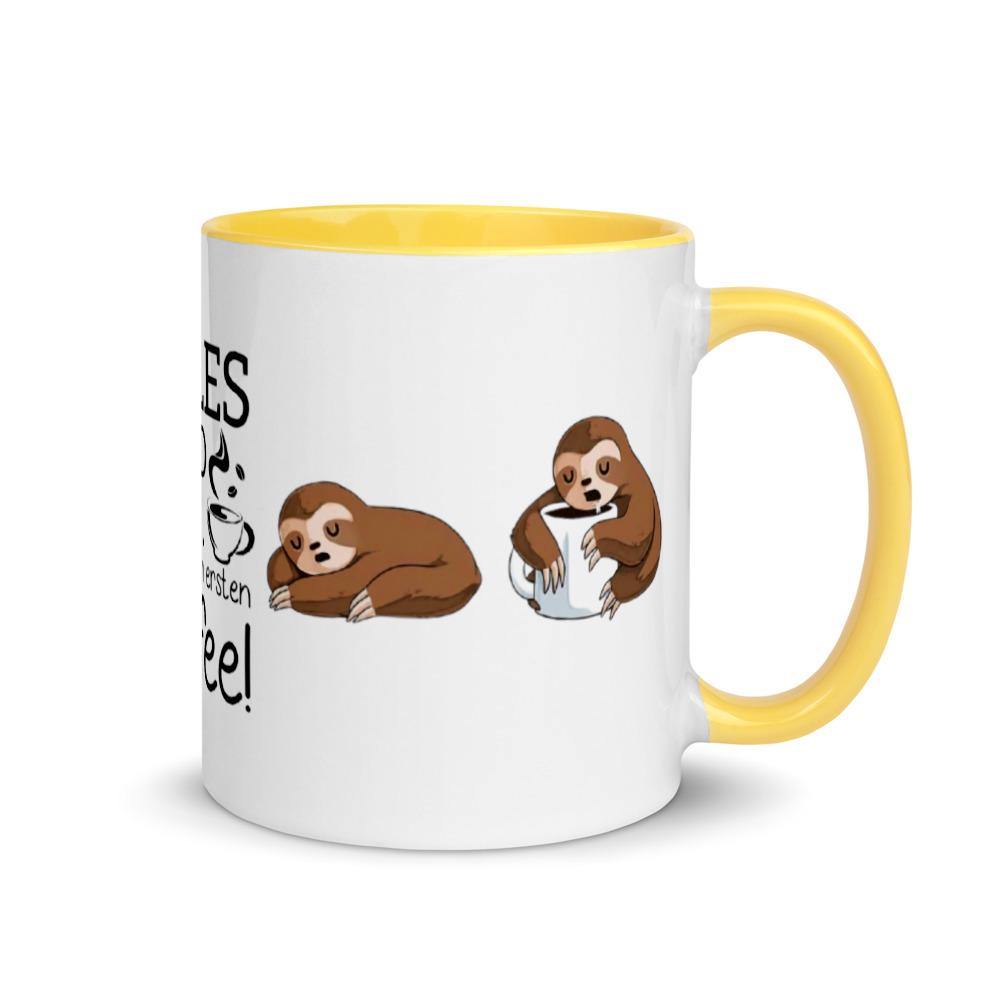 Alles wird gut nach dem ersten Kaffee - Tasse mit farbiger Innenseite - NiZED - Shop Deutschland Noodosz