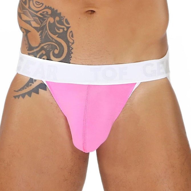Alpha Jockstrap Pink - Weiß - TOF Paris - Shop Deutschland Noodosz