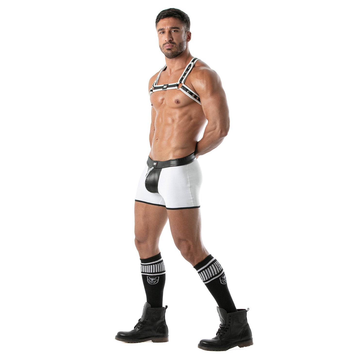 Bad Boys – rückenfreie Shorts mit Reißverschluss - TOF Paris - Shop Deutschland Noodosz