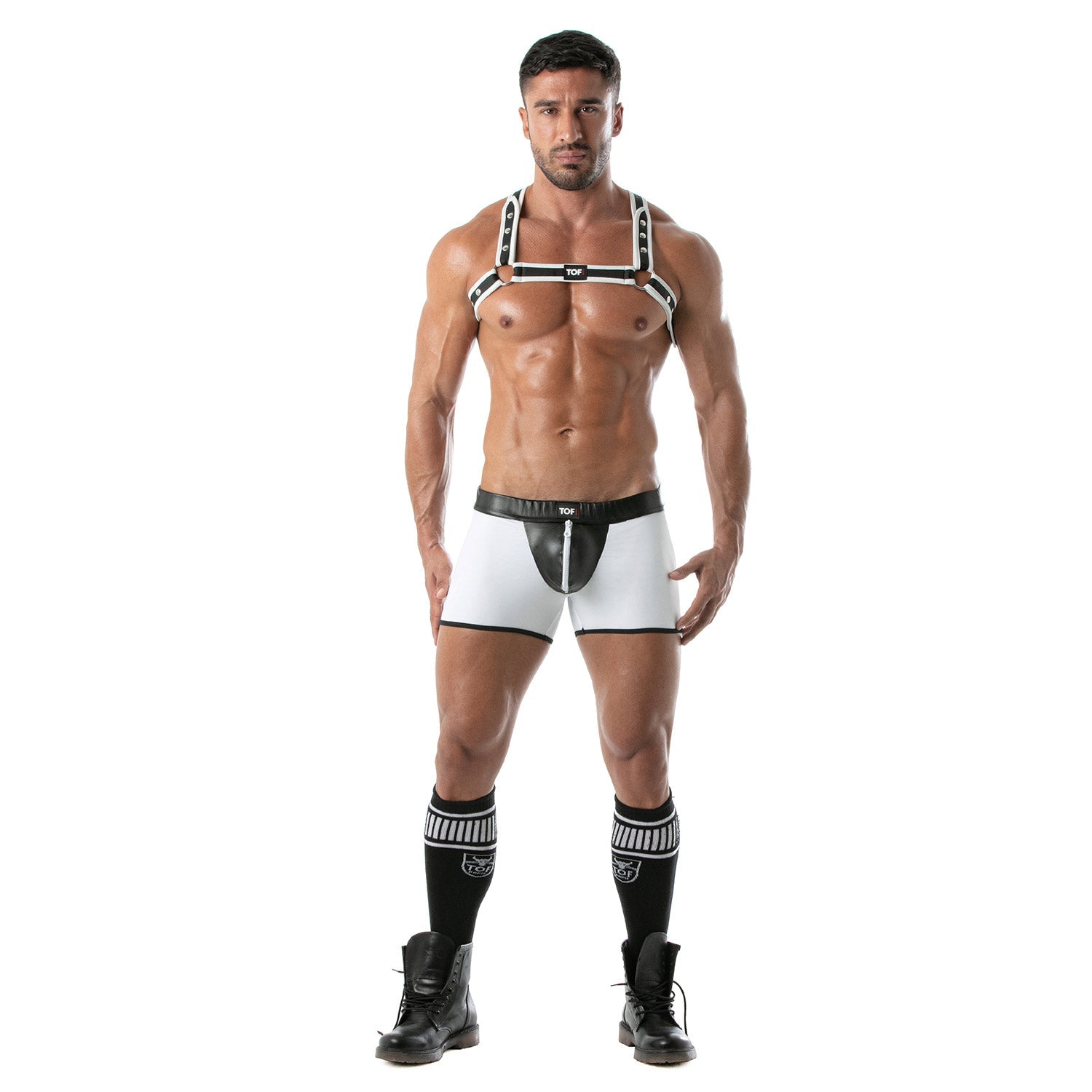 Bad Boys – rückenfreie Shorts mit Reißverschluss - TOF Paris - Shop Deutschland Noodosz