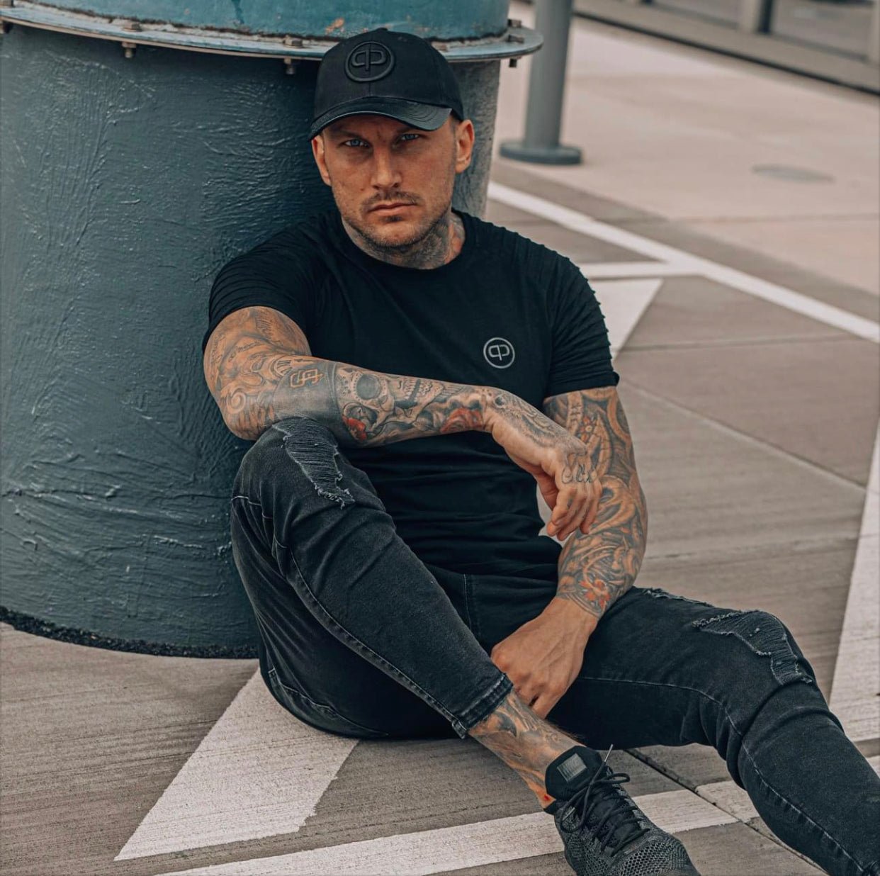 Baseball Cap - Black & Black Carbon - Pablo & Capone - Shop Deutschland Noodosz