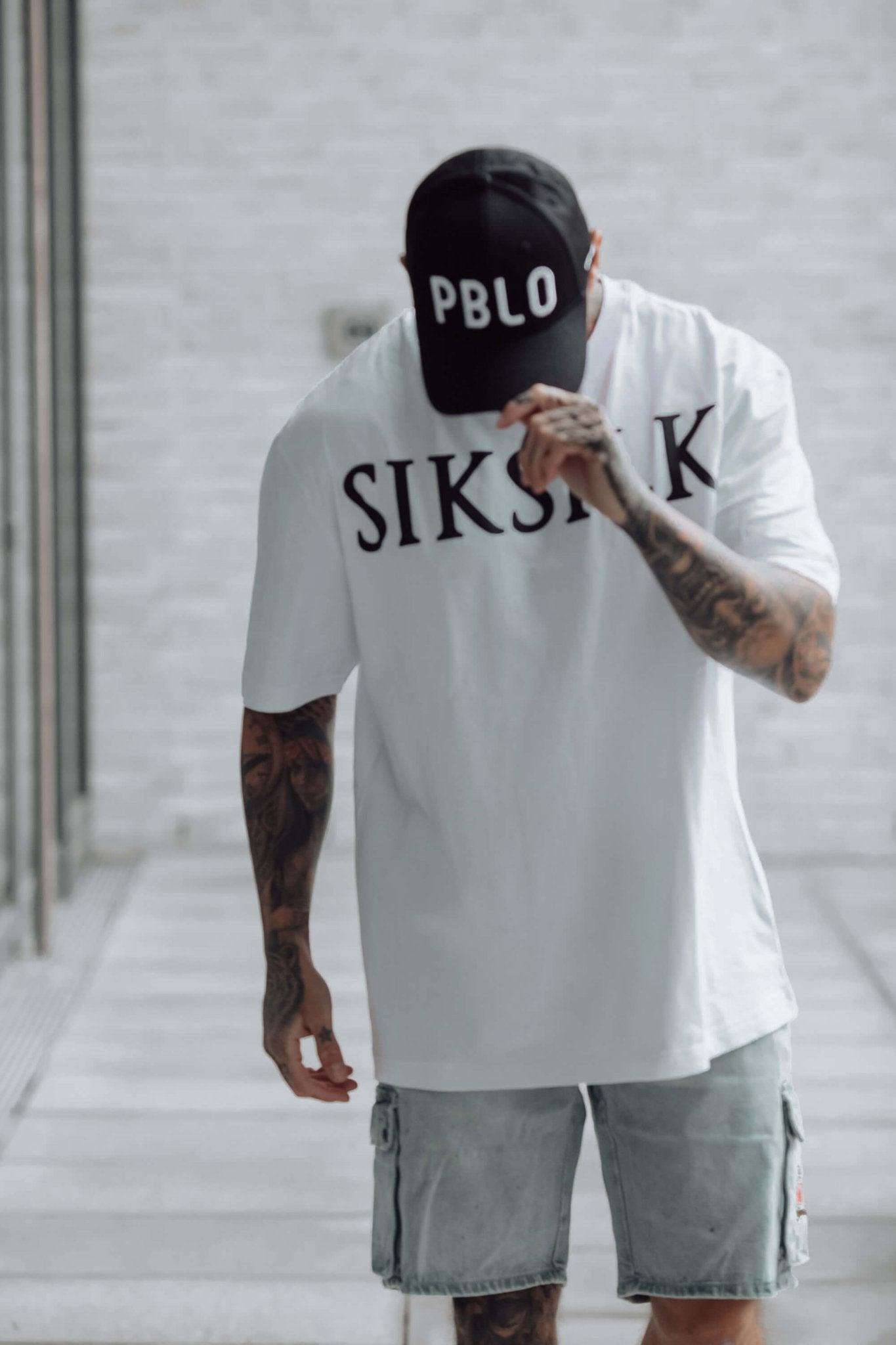 Basecap - Black & White - Pablo & Capone - Shop Deutschland Noodosz