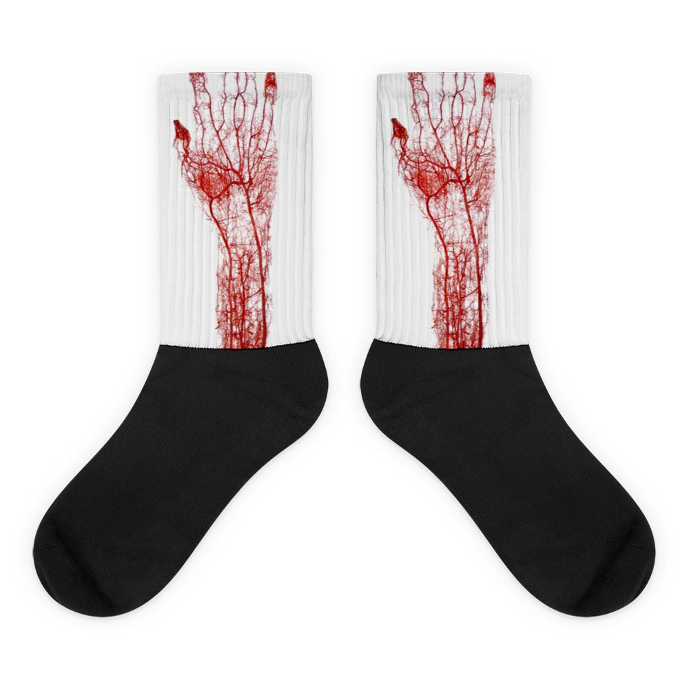 Bloody socks