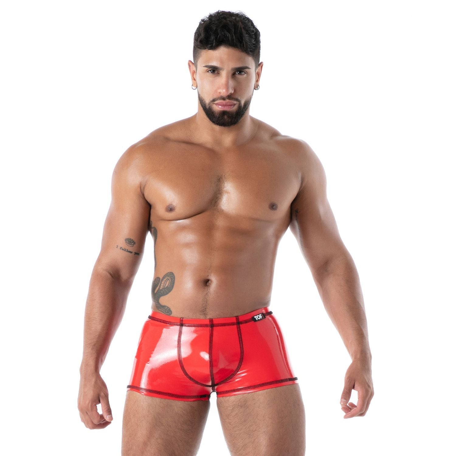 Boxer Latex Second Skin Rot - TOF Paris - Shop Deutschland Noodosz