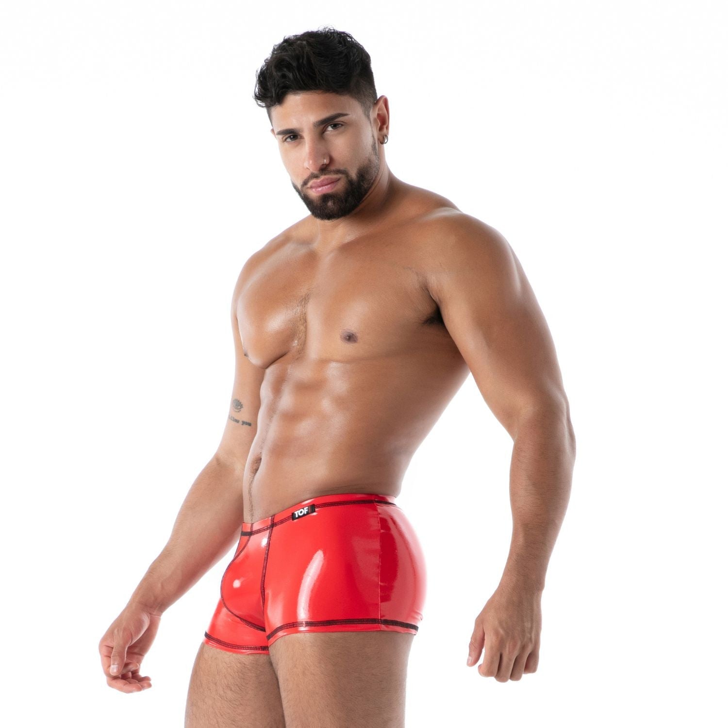 Boxer Latex Second Skin Rot - TOF Paris - Shop Deutschland Noodosz