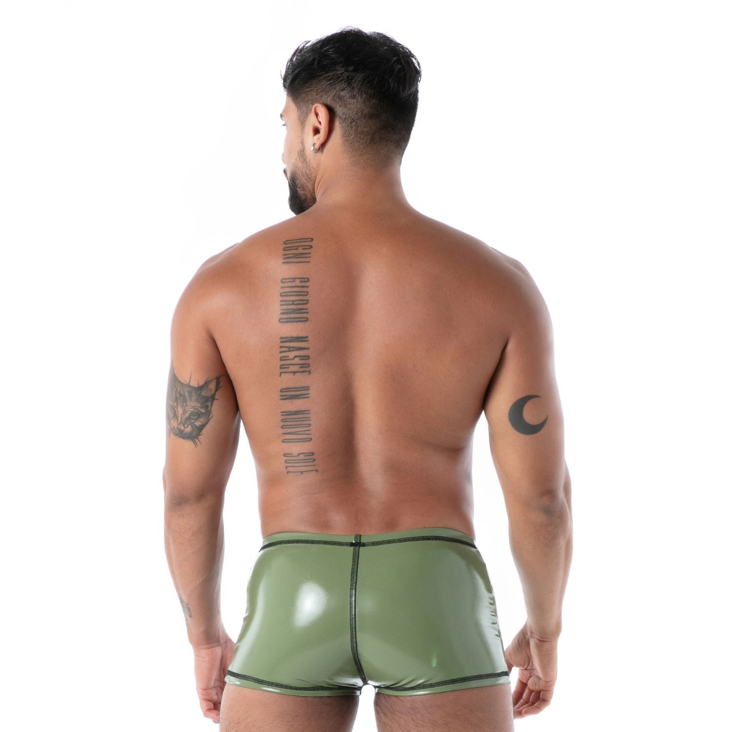 Boxer Second Skin aus Latex – Khaki - TOF Paris - Shop Deutschland Noodosz