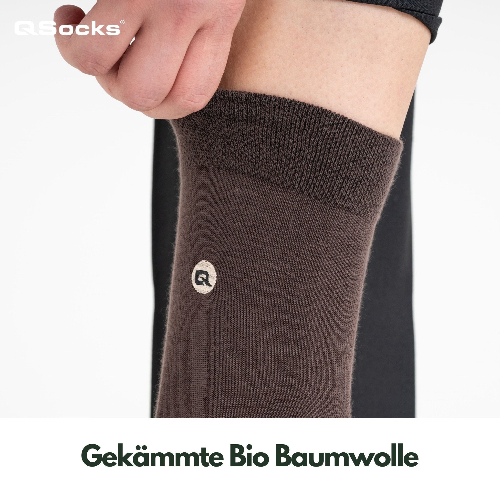 Business Anzug Socken aus Bio - Baumwolle 4X Paar - QOLONIA - Shop Deutschland Noodosz