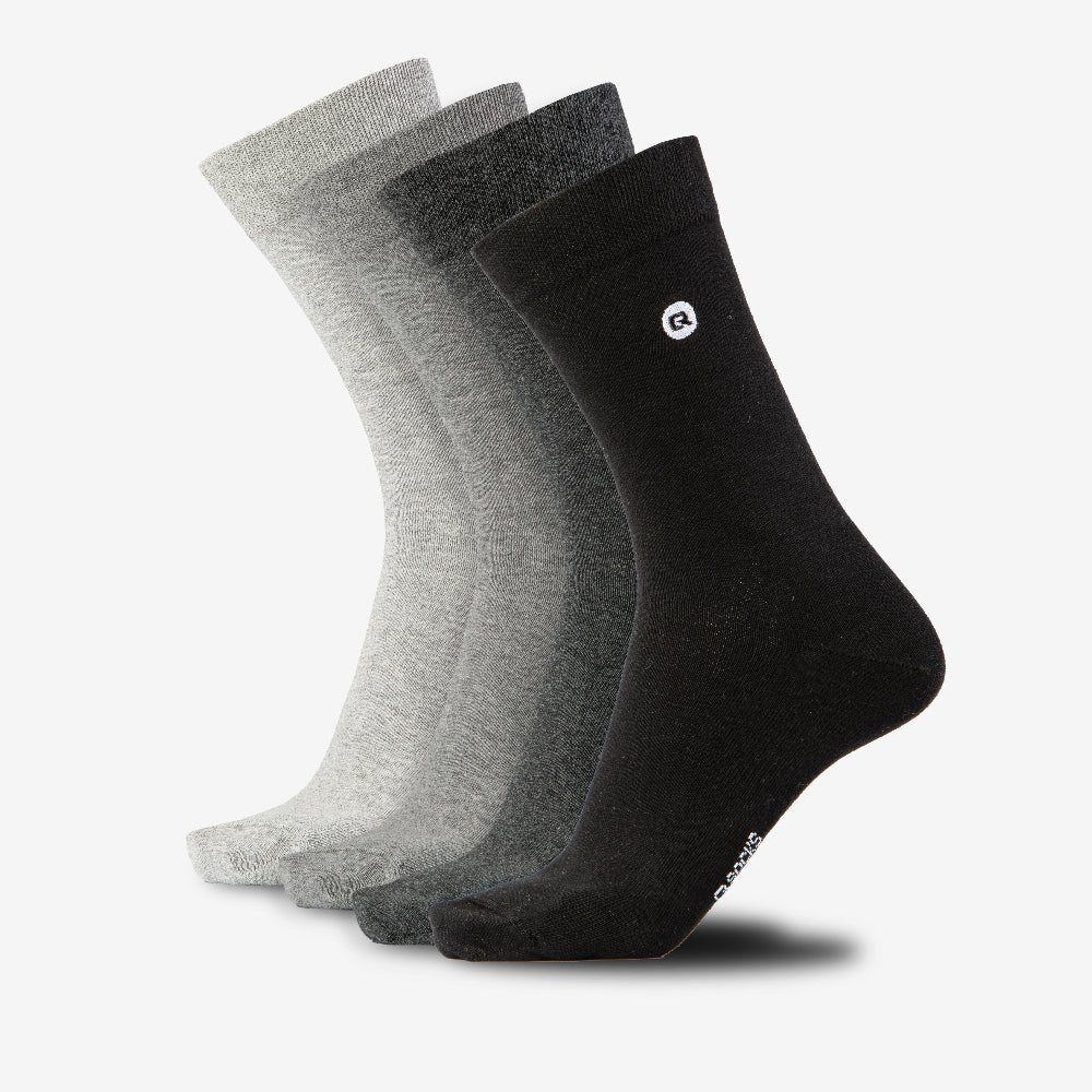 Business Anzug Socken aus Bio - Baumwolle 4X Paar - QOLONIA - Shop Deutschland Noodosz