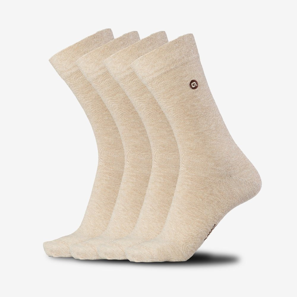 Business Anzug Socken aus Bio - Baumwolle 4X Paar - QOLONIA - Shop Deutschland Noodosz