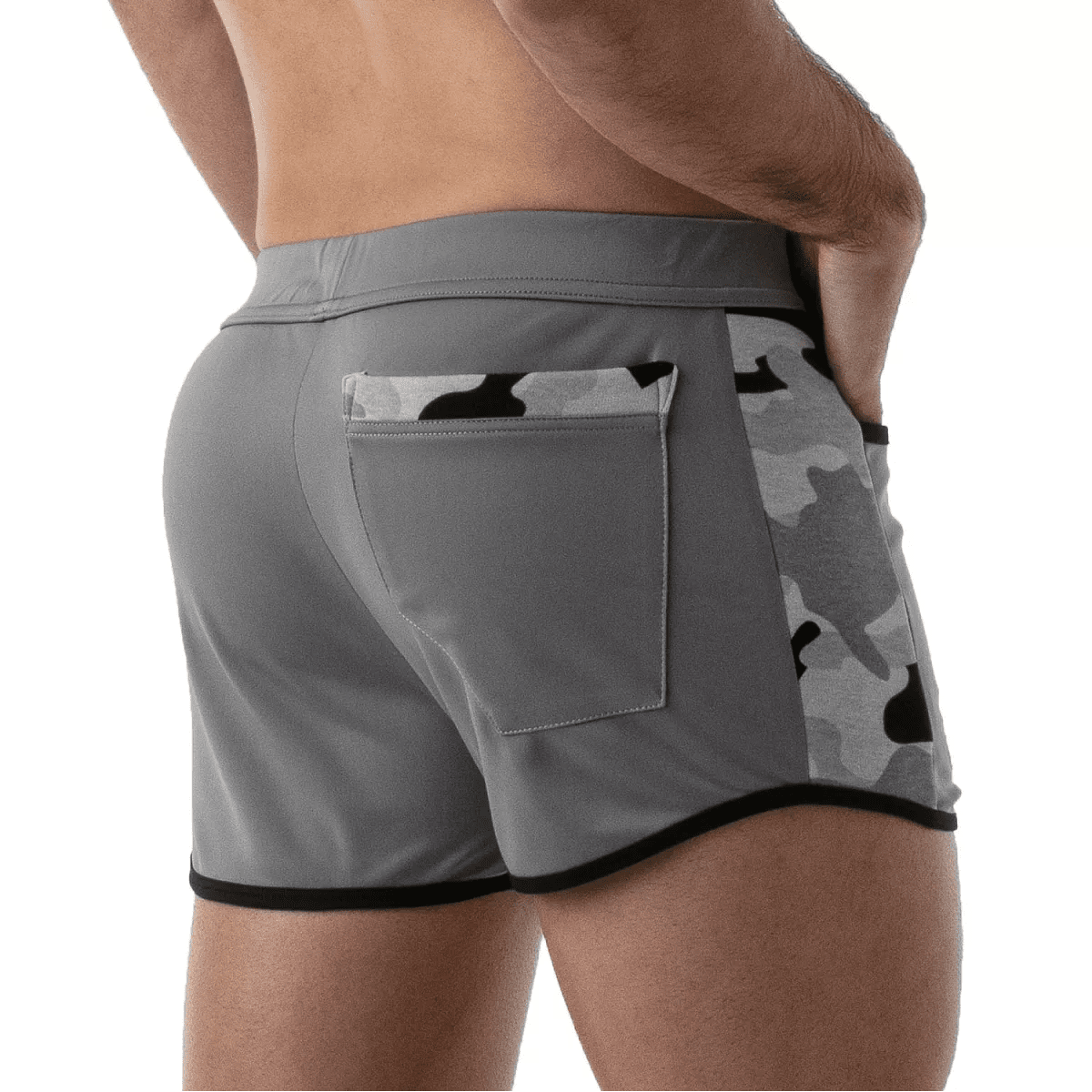 Camo Gym Shorts Grau - TOF Paris - Shop Deutschland Noodosz