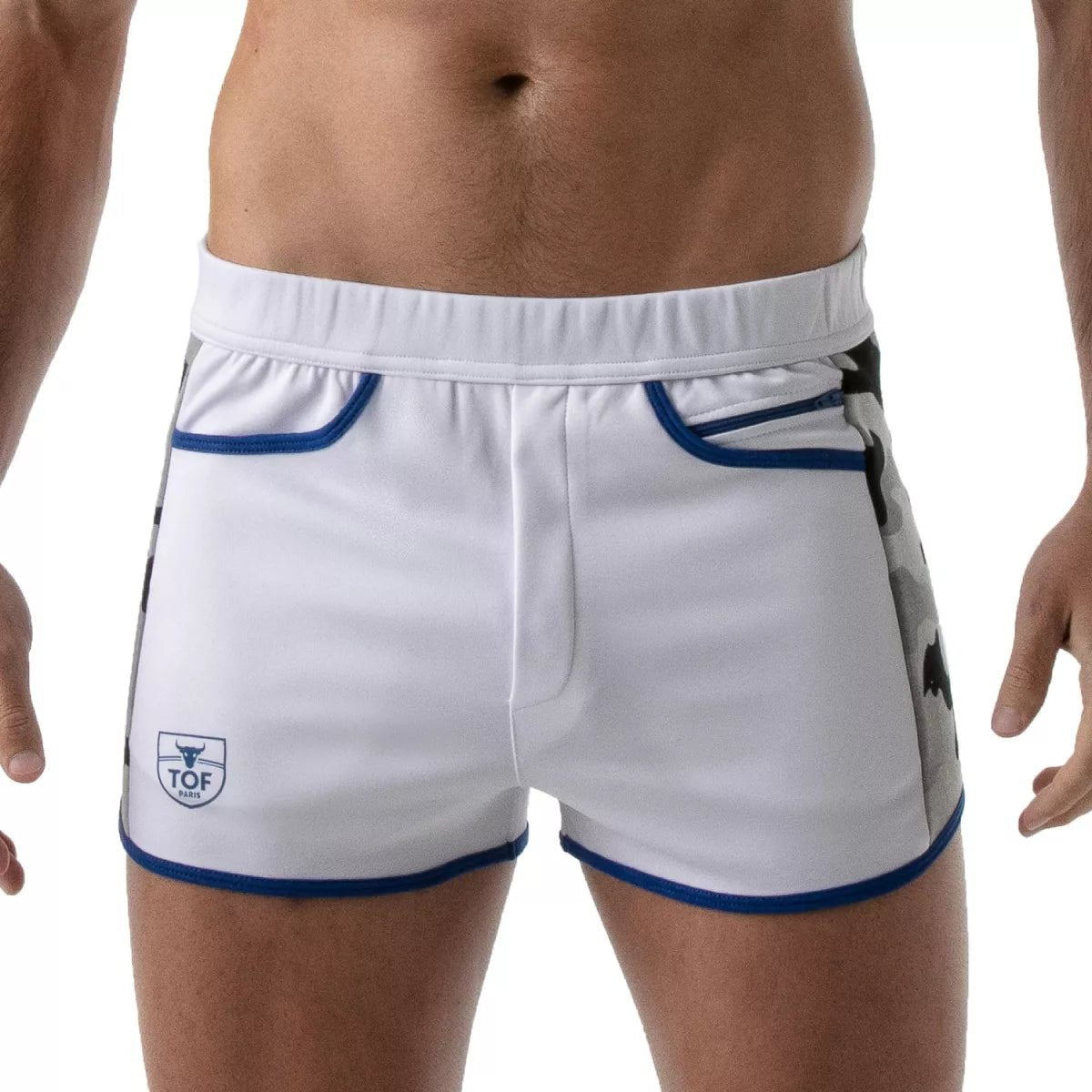 Camo Gym - Shorts Weiß - TOF Paris - Shop Deutschland Noodosz