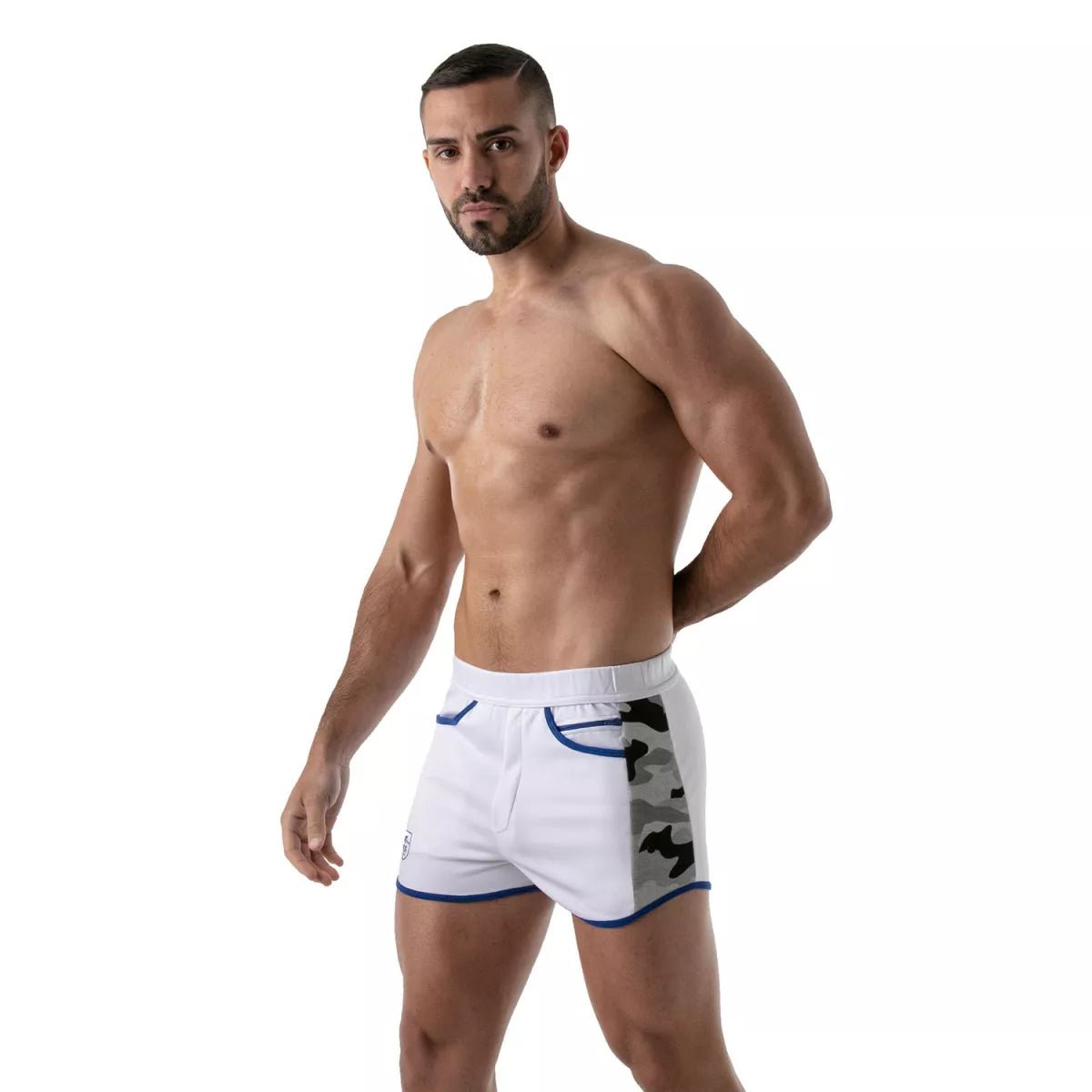 Camo Gym - Shorts Weiß - TOF Paris - Shop Deutschland Noodosz